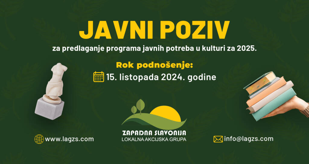 Javni poziv za predlaganje programa javnih potreba u kulturi za 2025.